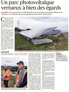 article parc PV