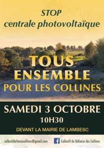 Affiche rassemblement Lambesc